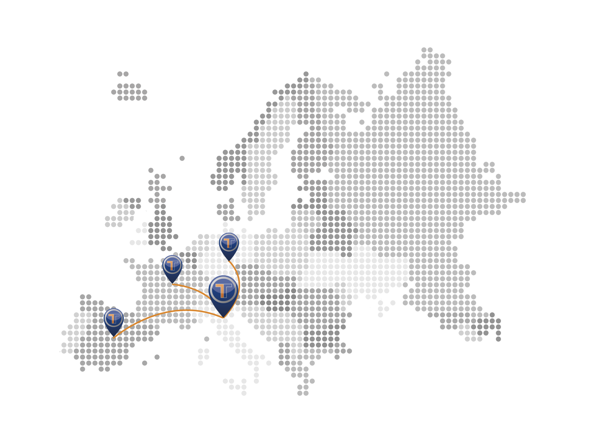 Tecnolux - La nostra rete vendita in Europa